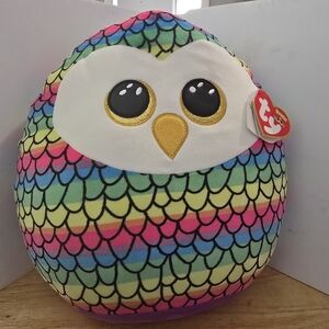 Ty Squish-A-Boo Own The Ta Owl Plush Toy